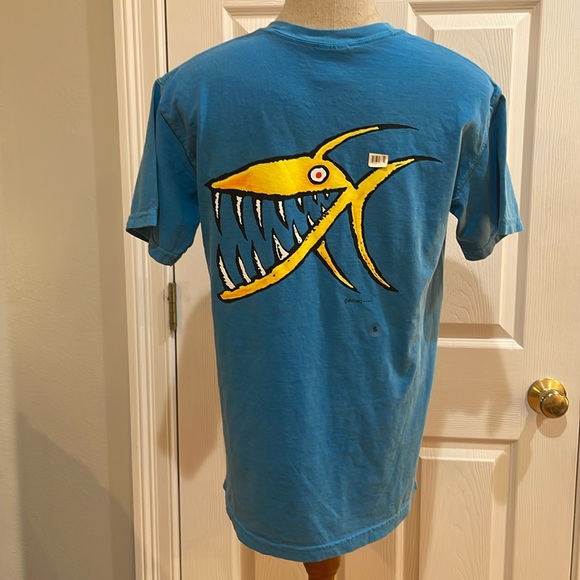 Comfort colors perdido Key Florida short sleeve T-shirt cotton blue adult size S - Picture 2 of 9